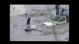 امطار غزيرة وسيول جارفه اليوم في سايله صنعاء