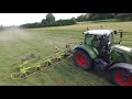 FENDT 724 und FENDT 716 am Mähen und Wenden | Lohnunternehmer Kai Ruppel