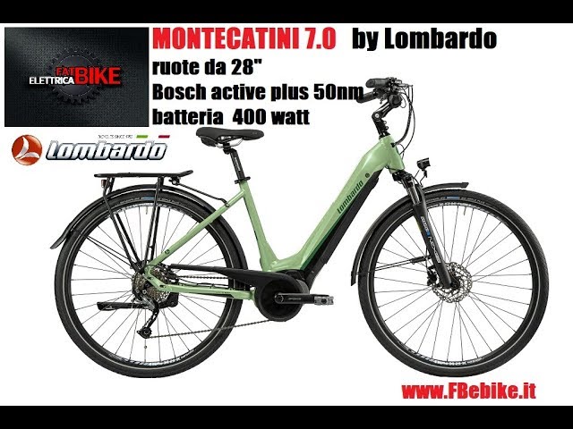 Lombardo e-bike Montecatini 7.0 mod. 2020 - la city con motore Bosch - -  YouTube
