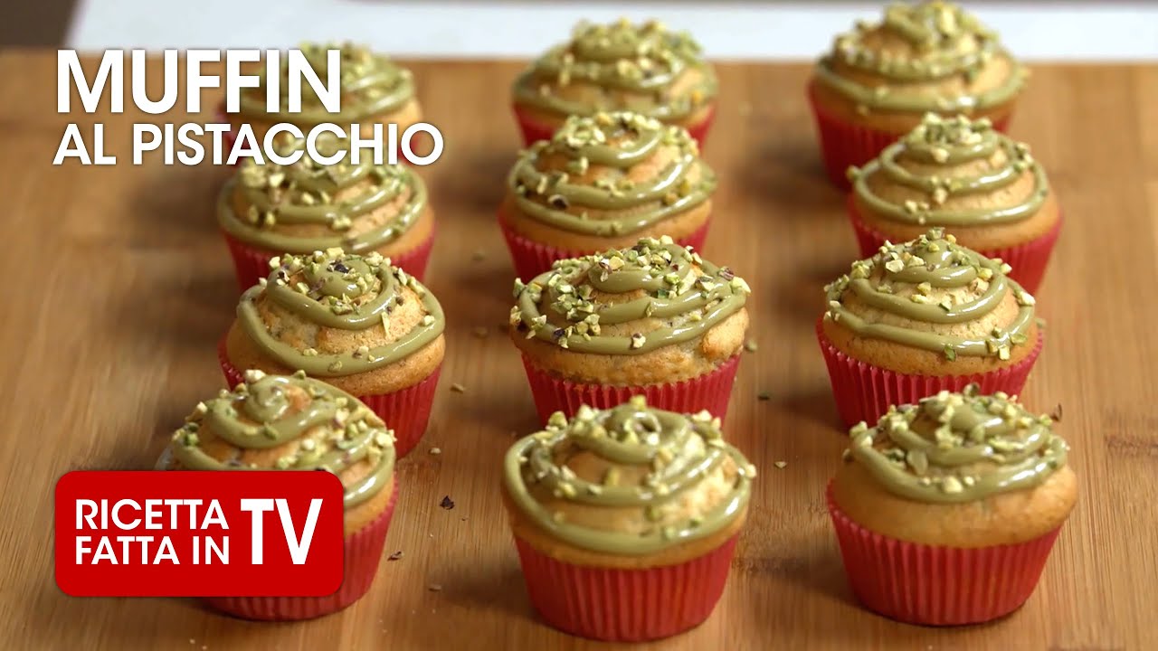 MUFFIN AL PISTACCHIO di Benedetta Rossi Ricetta TV Fatto in Casa per