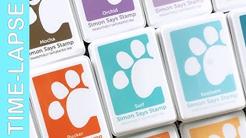 Simon Says Stamp Pawsitively Saturated Ink Pads Swatches