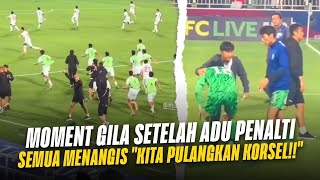 Gak Ada di TV !! Full Moment Haru \u0026 Tangisan Pemain Korsel Setelah Adu Penalti Edan Timnas vs Korea