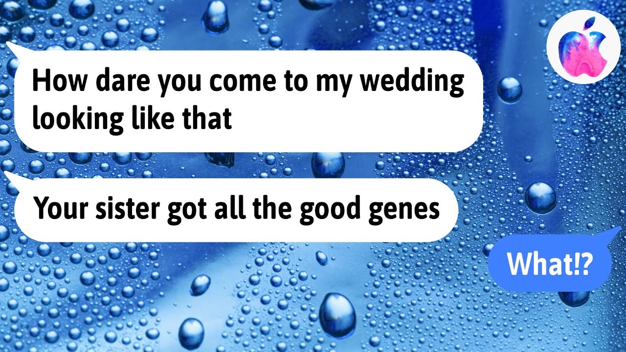 【Apple】Sister's husband ridicules me at their wedding for being ugly!? He won't be laughing for long