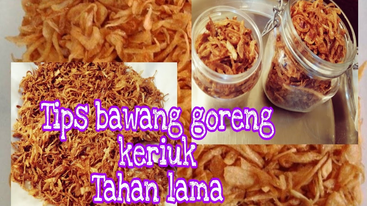 Cara membuat bawang goreng - YouTube