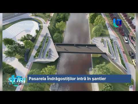 Pasarela Îndrăgostiților intră în șantier