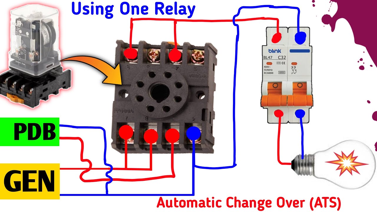 solenoid ats programming guide - youtube Images High... How to make ATS Panel Use one Relay | কিভাবে একটি মাত্র রিলে দিয়ে ATS ...