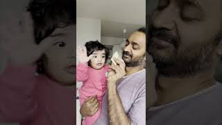 #funny // appude kavalanta // Inika trying for Biscuit // 5 months old wants to eat