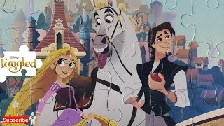 Disney Tangled Puzzle With Princess Rapunzel, Candra, Flynn Rider, And Maximus
