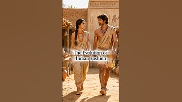 The Evolution of Indian fashion 🇮🇳 #history
