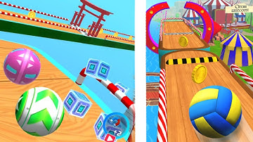 🧿Sky Jump Ball Vs Sky Rolling Ball - Ball Run -  Pro Gameplay 000111754 ( Android & ios Gameplay )