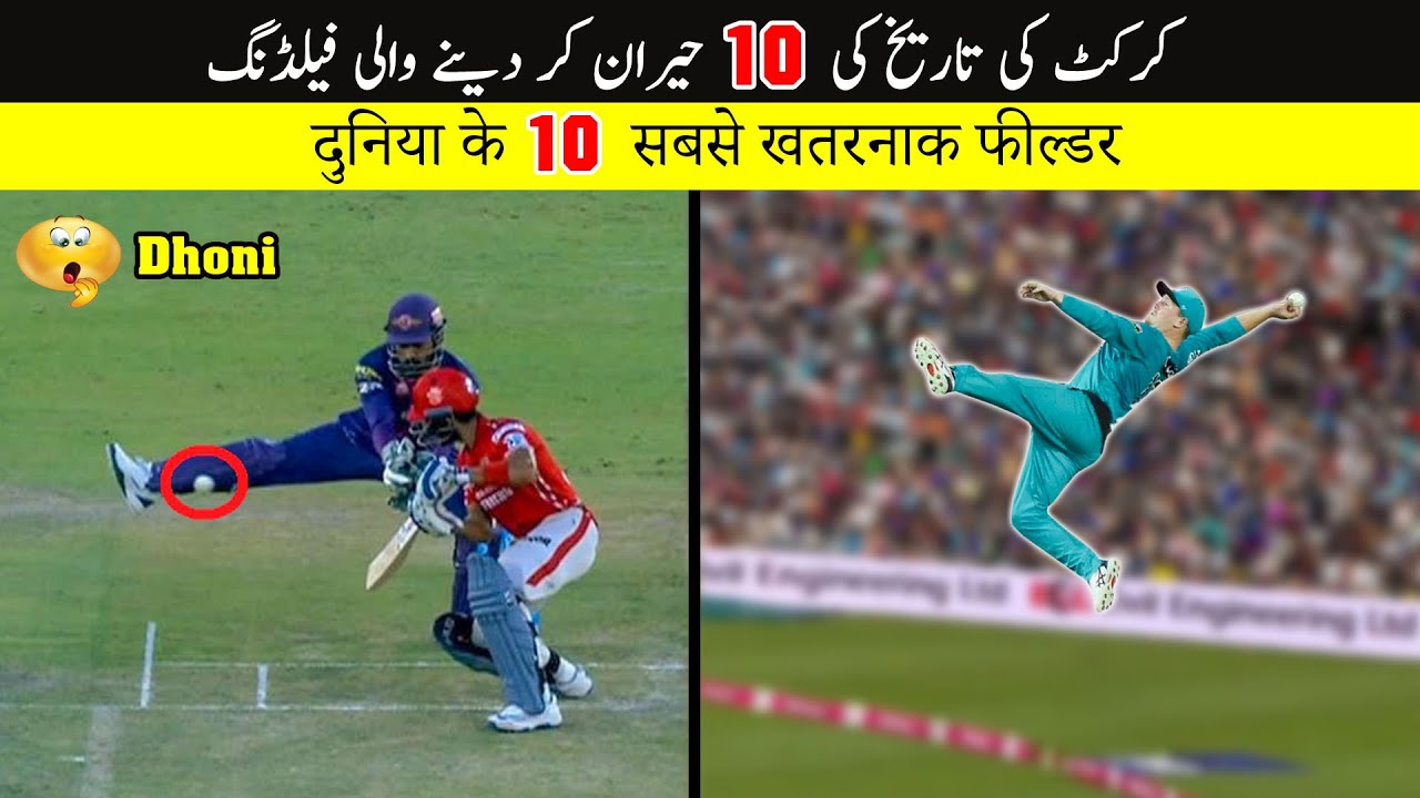 TOP 10 Best fielding efforts in Cricket history - YouTube