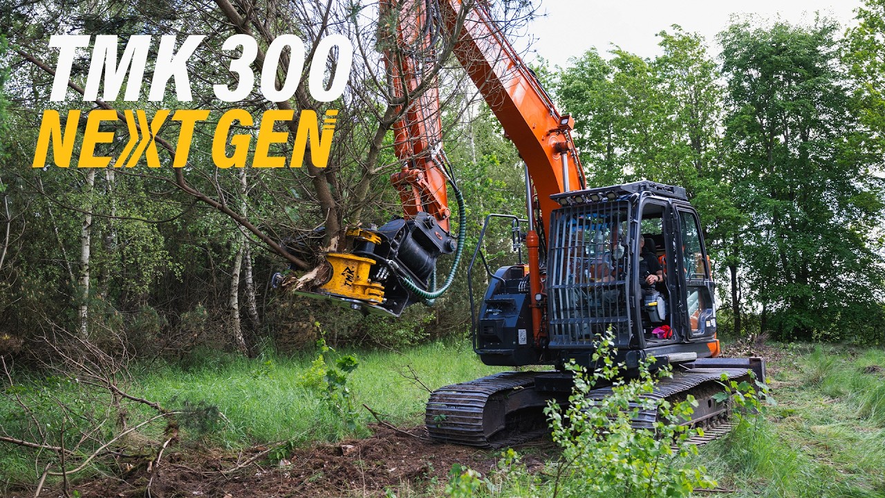 TMK 300 Next Gen working in Denmark! - Hitachi 135 US Excavator
