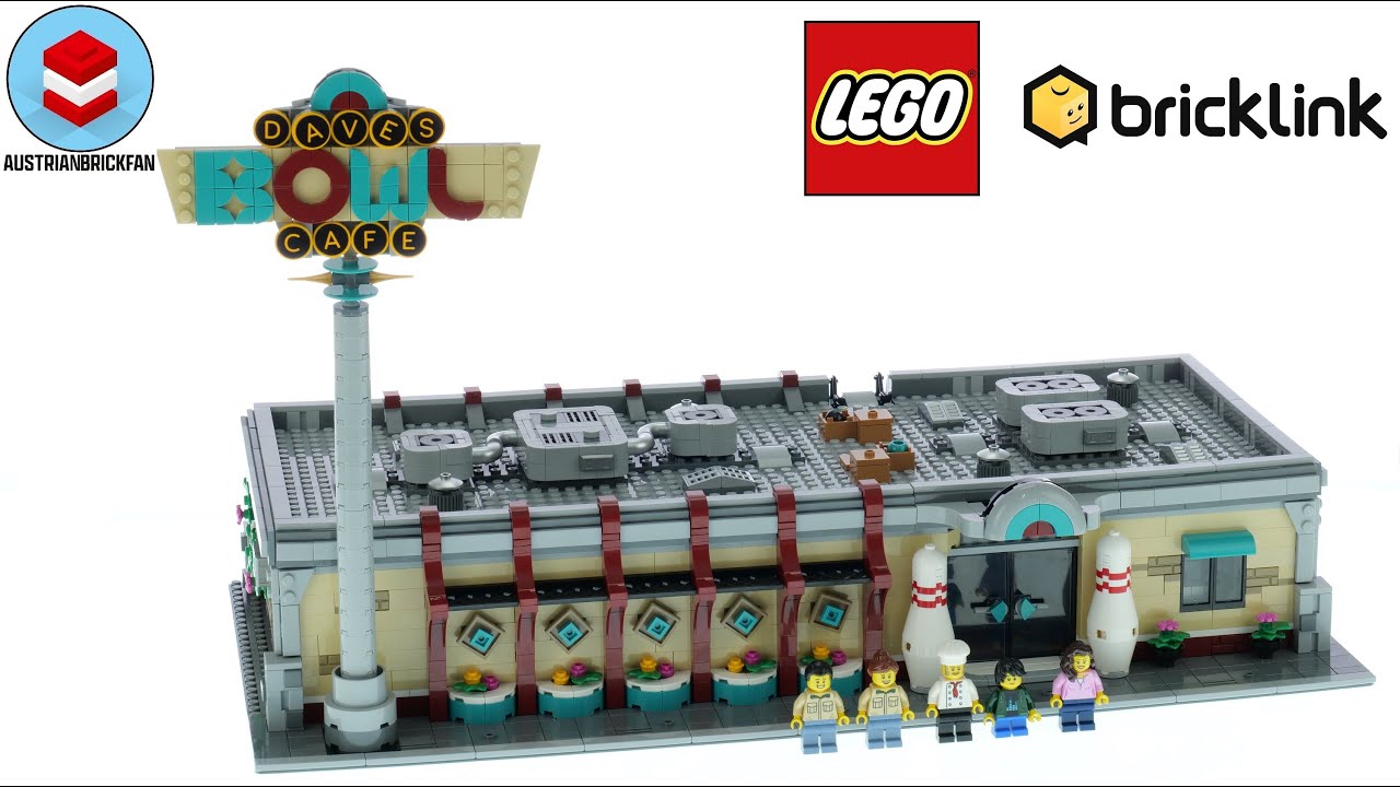 Lego 910013 Retro Bowling Alley - Lego Speed Build Review - Bricklink  Designer Program - Youtube
