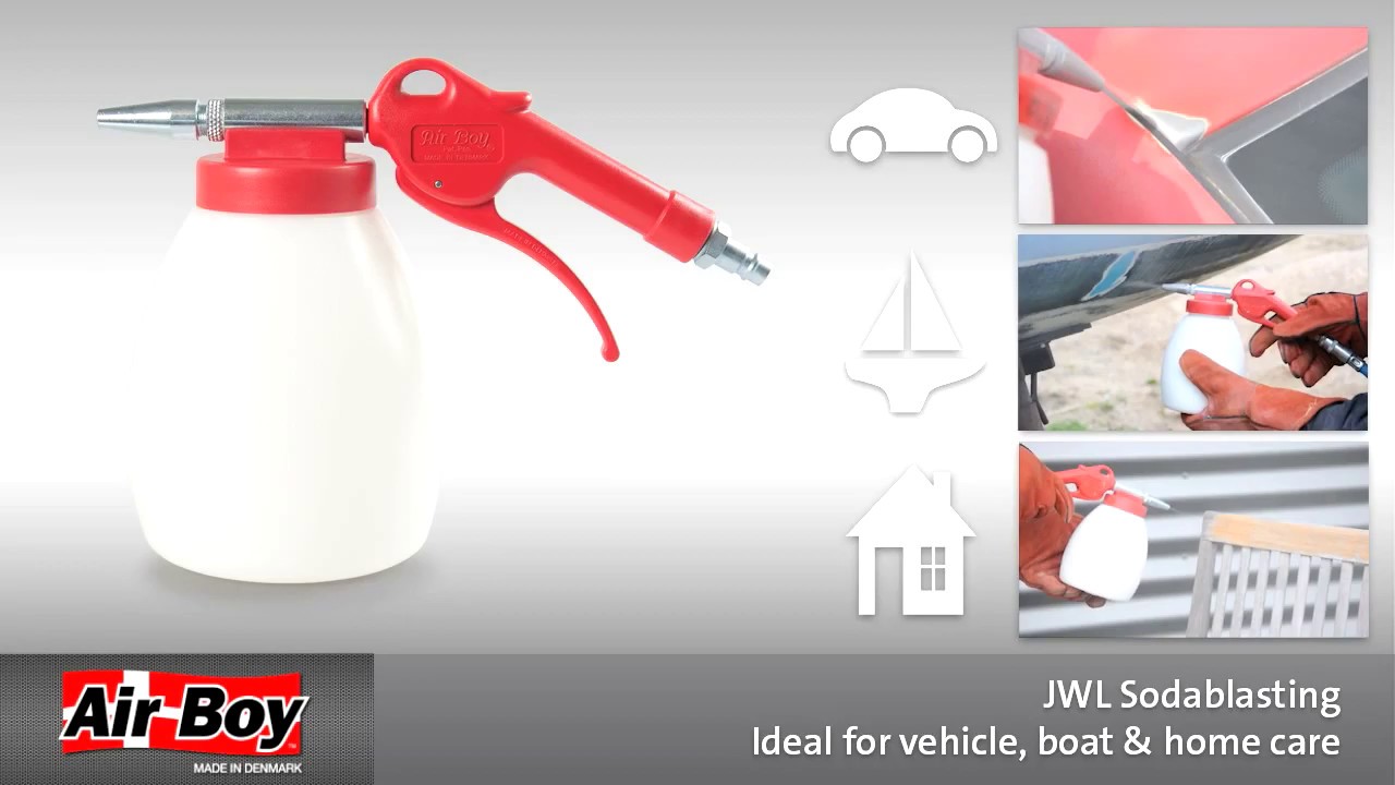 Air Boy Soda Blasting remove paint, rust, varnish without damange YouTube