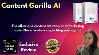 Full Content Gorilla AI Review with FREE Bonuses Included | Pros & Cons #ContentGorillaAI News