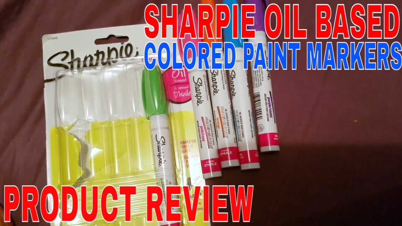 How To Use Sharpie Oil Based Colored Paint Markers Review YouTube How To Use Sharpie Oil Based Colored Paint Markers Review YouTube