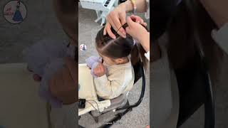 أجمل تسريحة شعر للأطفال الصغار روووعة 😍 #hair