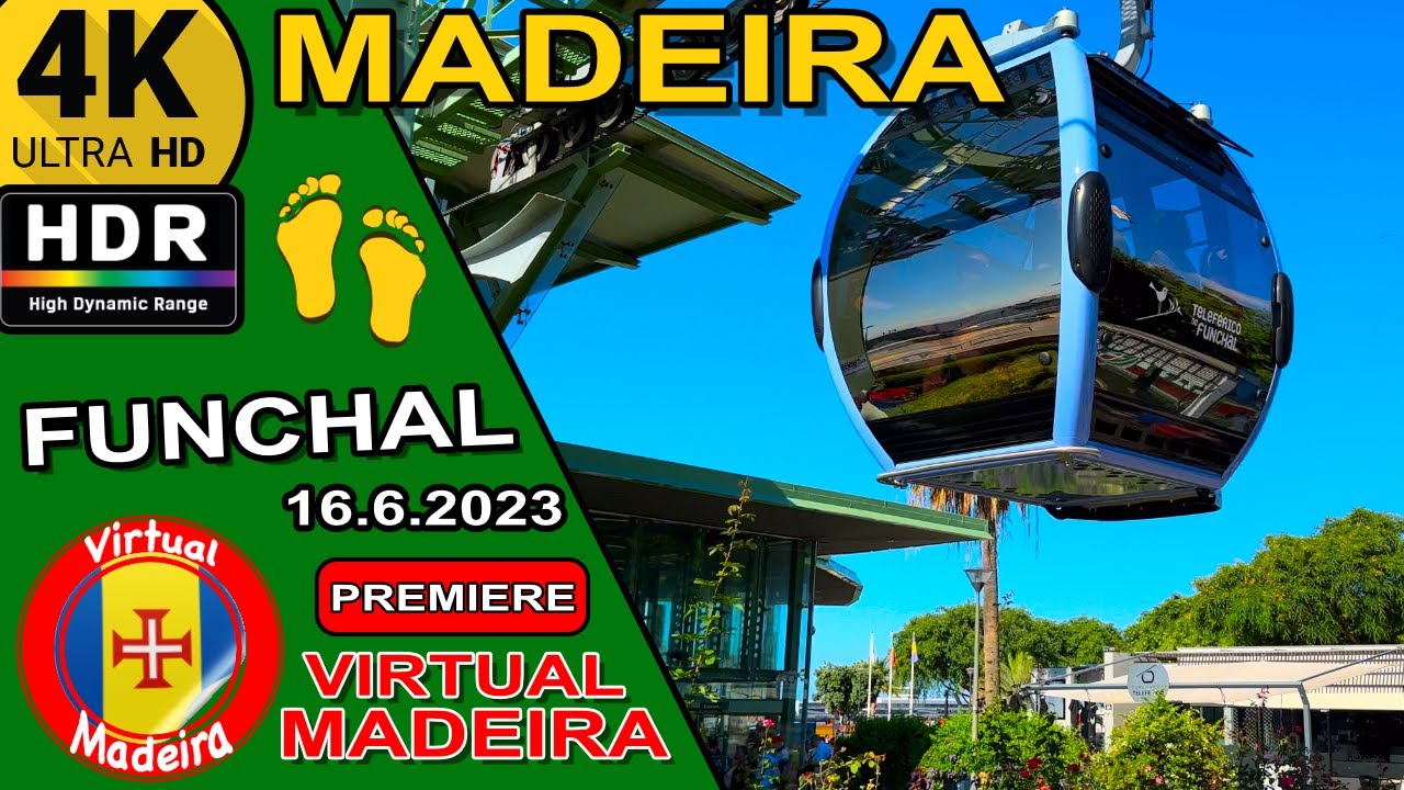[4K]🌴MADEIRA - FUNCHAL 👣