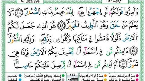 سورة الملك مكتوبة / حمزة الجزائري