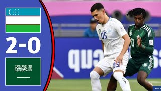 HIGHLIGHTS UZBEKISTAN VS ARAB SAUDI | AFC U23 ASIAN CUP 2024 | 2-0 |