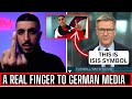 German media gets the finger