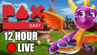 LET'S GO TO PAX EAST 2024! - Spyro Reignited 12 HOUR LIVE STREAM