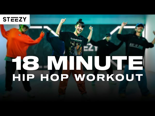 18 MIN HIP HOP DANCE WORKOUT - Follow Along/No Equipment class=