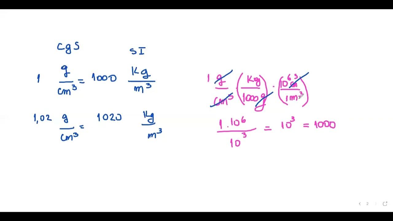 convertir-de-kg-m3-a-g-dm3-youtube