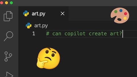Can Github Copilot Make Art? #Shorts