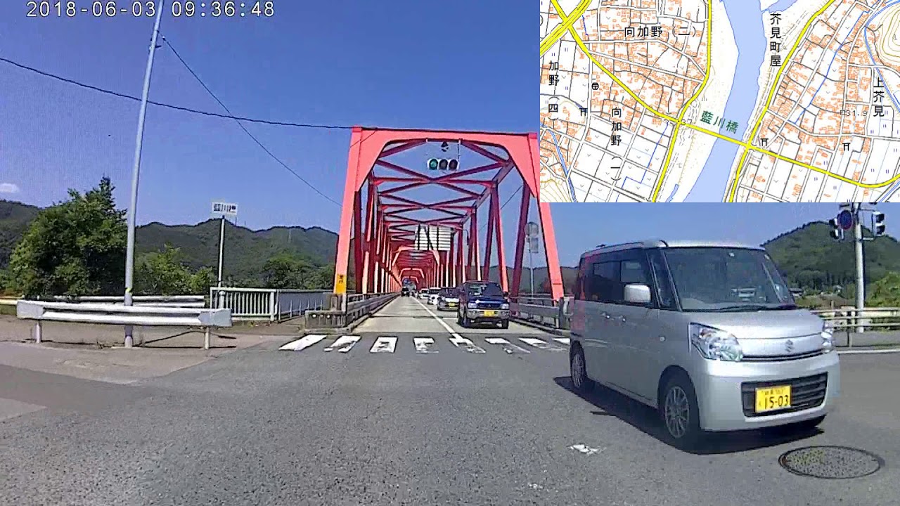 【車載動画】ぶらぶらドライブ 岐阜県山県市までの車窓 円原 ①