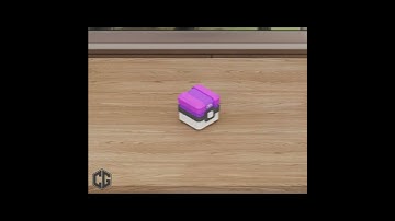 MasterBall Pokémon Voxel Multipart – 3D Printing Tutorial #shorts  #cg3d