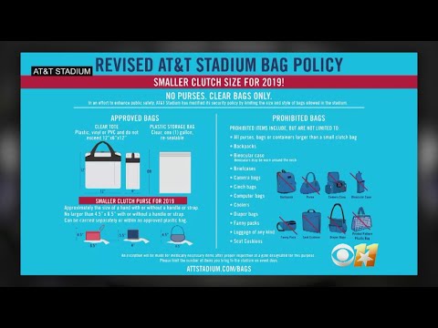 At&T Stadium Backpack Policy