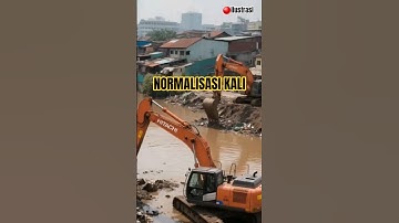 Normalisasi #trending #excavator #kdm #kangdedimulyadi #shortvideo #ai #animation #kalibekasi