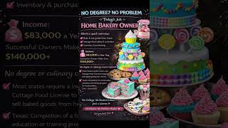 Home Bakery Owner — No Degree, No Problem | Earn $83K–$140K+ Without College