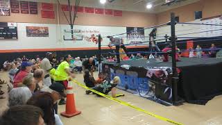 Psycho Stan Murphy Wizzy Vs. Reggie Brown Vs Venom. 82419 Knockout Wrestling Part 3