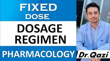 Fixed Dose Regimen | Drug Dosage Regimen | Pharmacokinetics
