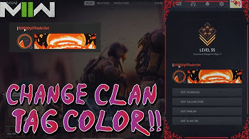 How To Change Clan Tag/Gamer Tag COLOR On MW2!! (ALL PLATFORMS)