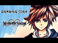 Drawing Sora - Kingdom Hearts キングダム ハーツ
