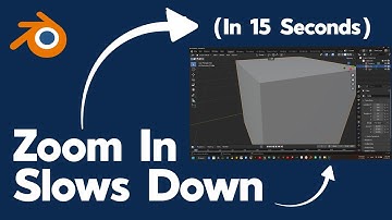Blender Quick Fix: Zoom in Slows Down Issue in 15 Seconds