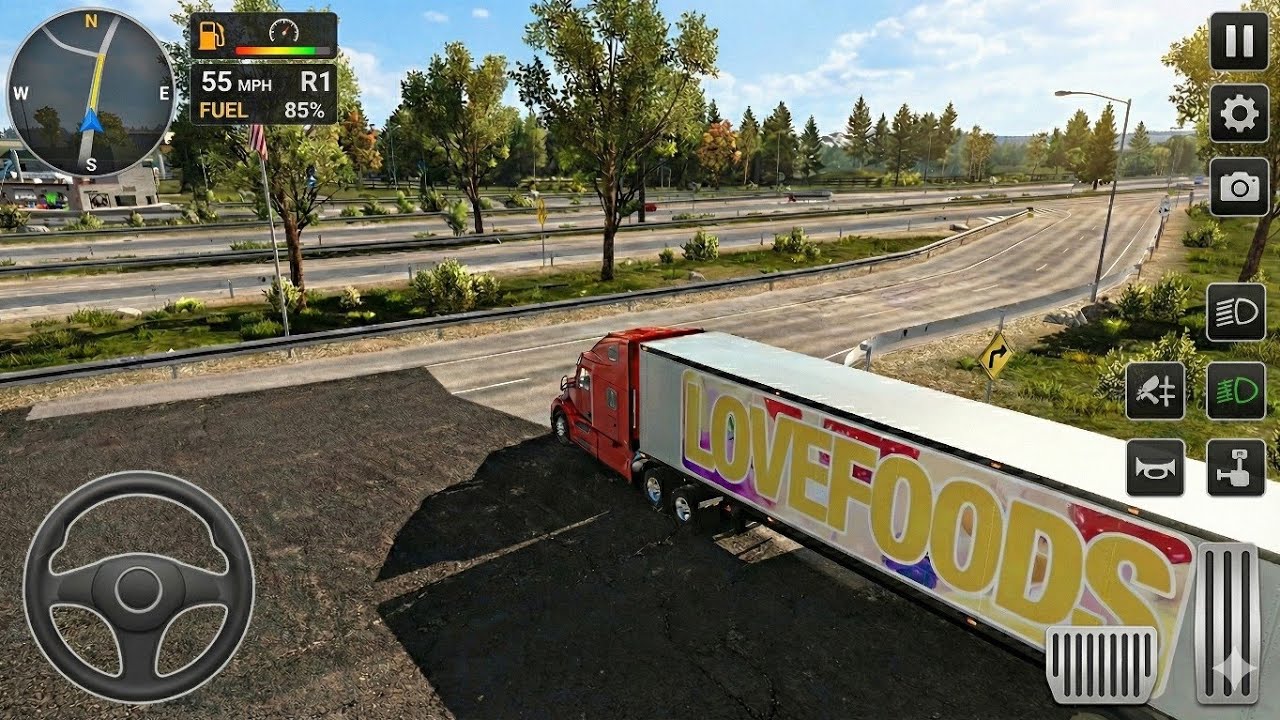 Delivering Love Foods Across America 🚛 | Truck Simulator Drive USA Evo Android Gameplay 