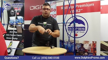 LED Light for Pop Up Displays  - Video Showcase by www.DolphiesPromo.com