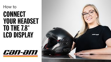 How to pair your headset with your Can-Am Spyder