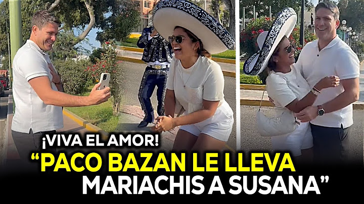 Paco Bazán le da sorpresa de amor a Susana Alvarado