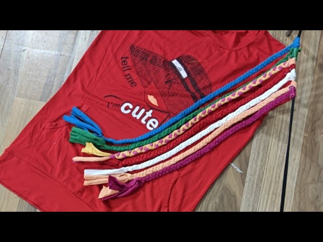 Old T-shirt reused 👕 - YouTube