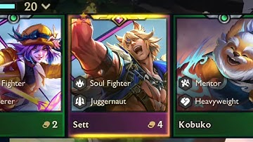 TFT Set 15 Gnar Shadow Clone Gamblers blade + Sett 3s