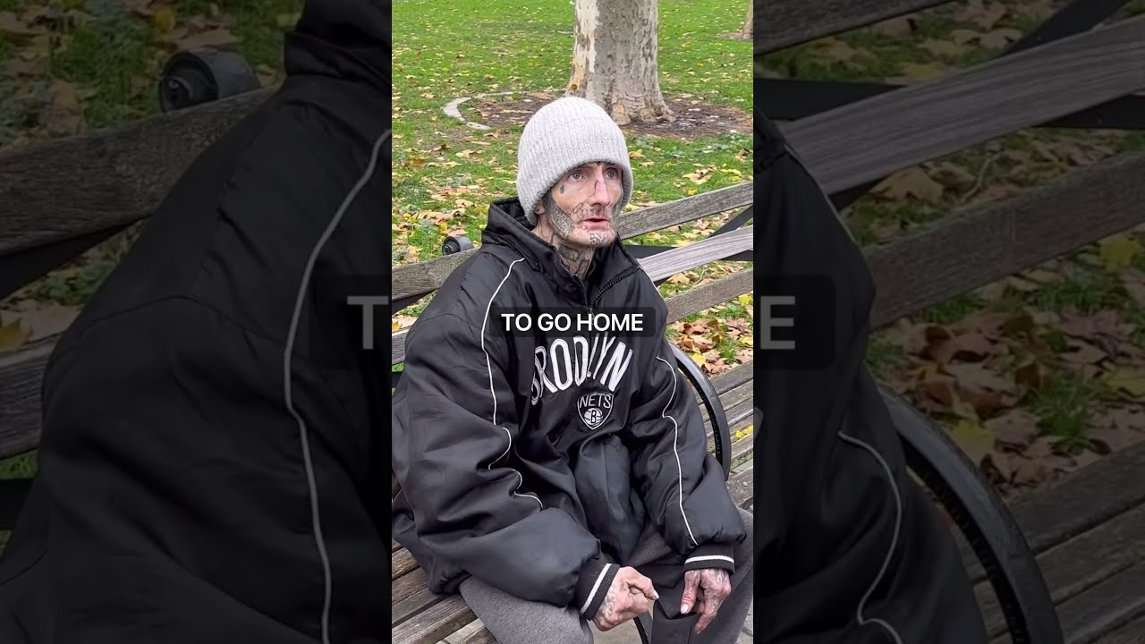 Tough Homeless Man Shows His EMOTIONAL Side 