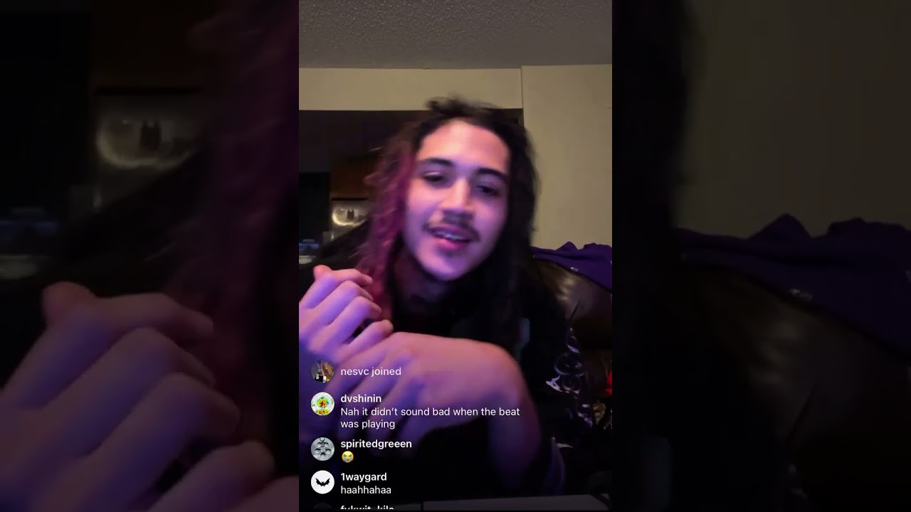 REDDA DARKO cooks up + plays UNRELEASED MUSIC on IG Live 🔥🔮💫🦇 [4/20]