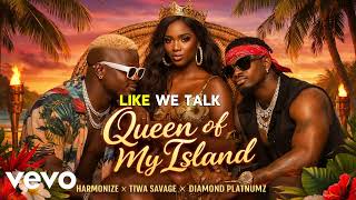 Harmonize, Tiwa Savage, and Diamond Platnumz.- Queen of My Island - Offical - Lyrics Video 