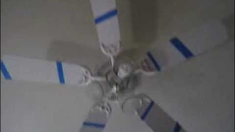 Ceiling fan spiral animation
