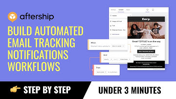 AfterShip - Set up Automated Email Notifications Workflows under 2 minutes